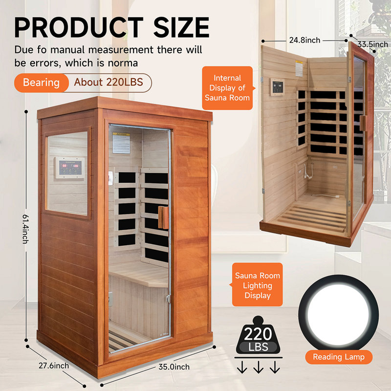 Infrared Sauna Room Single Room