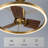 24inch Dimmable Ceiling Fan with LED Light And Remote Control-170160948