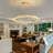 Modern Dimmable Ring Led Chandelier-185464341