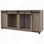 Table d'appoint pour chien avec cage amovible pour 2 petits chiens ou 1 grand chien