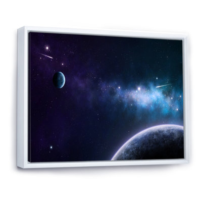 Blue And Purple Nebula II - Modern Canvas Wall Art -  Trinx, EAEAEF9DDDA74F4BB967EF1BFC567BE4