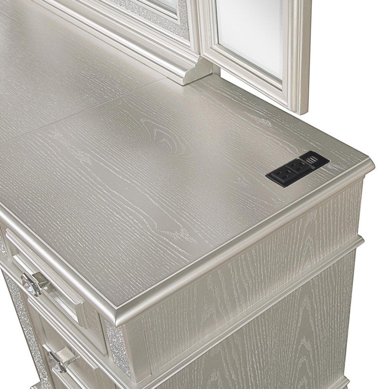 Bureau de coiffeuse 4 tiroirs Orrwell