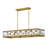Jolie Integrated LED Linear Chandelier w/ Crystal Accents