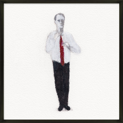 Little Big Man Painting by Simon Schneiderman