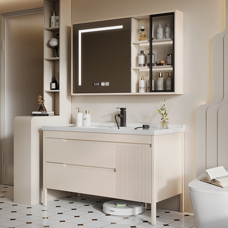 Light luxury minimalist style bathroom cabinet