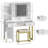 Pearletha Vanity Set with Lighted Mirror