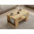 Sleek Modern Coffee Table, Sapphire Color, 31.5 x 15.7 x 19.7 inches | 100% Melamine Coated Particle Board, Thickness: 0.7 inches | Perfect for Living Room & Lounge Areas, Stylish & Durable Design-562882442