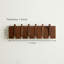 Solid Wood Wall Organizer with Key Hooks
