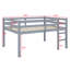 Lit mezzanine en bois avec échelle-446802496