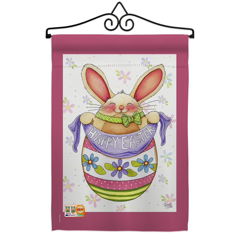 Coussin décoratif à 2 faces de couleur polyester 19 x 13 po egg impressions ensemble de drapeaux