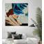 Sur les rochers sur toile-92588281