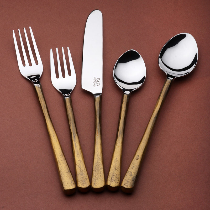 Latitude Run® Medicki Flatware 20 Pc. Place Setting