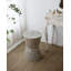 Tabouret de jardin effilé D14x19 Capiz