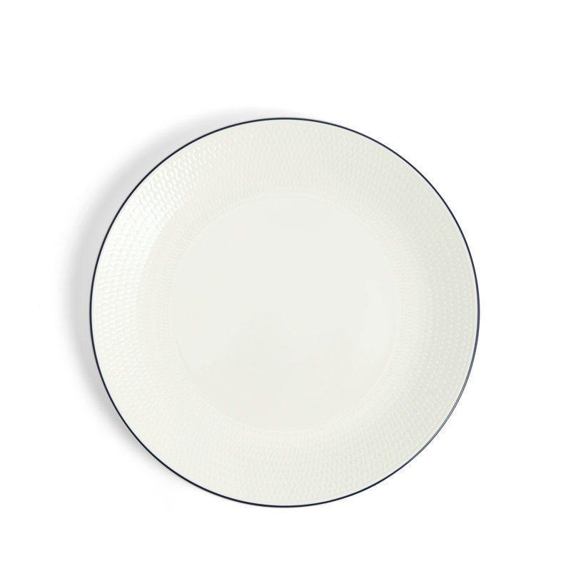 Gio Blue 9.3in Plate Blue Line