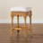 Muy Boho 24"H Rattan Counter Stool-105489352