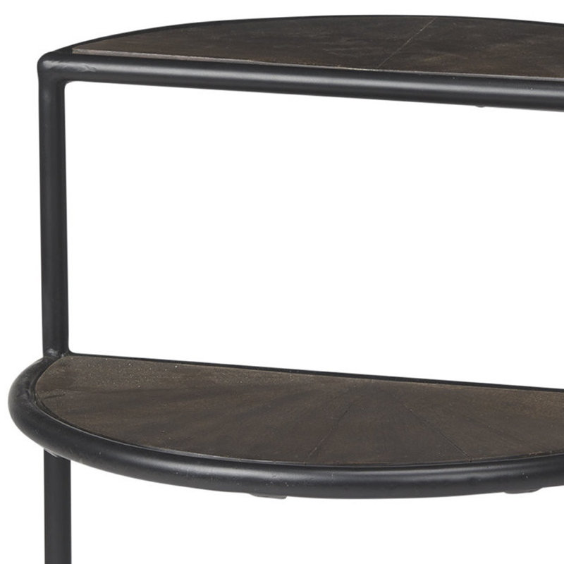 Solid Wood Top End Table