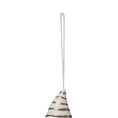Stoneware Gnome Bell with Electroplating