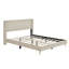 Grand lit plateforme tapissier Daventry-602065366