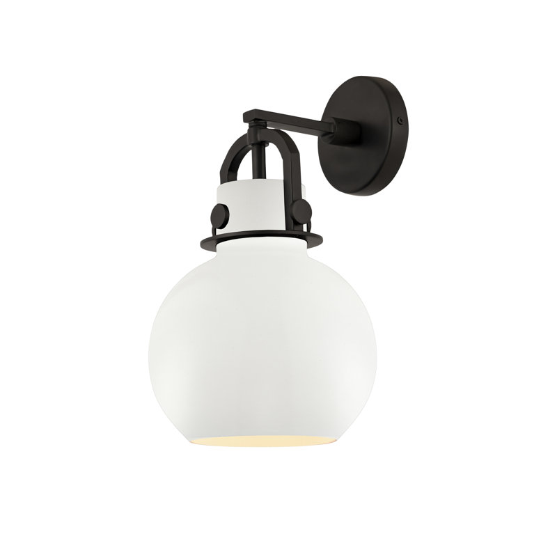 Plafonnier encastré 8 po Newton 8 po, Noir mat