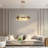 Baconton 6 - Light Dimmable Drum Chandelier