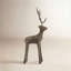 Cerf debout en fonte-791046957