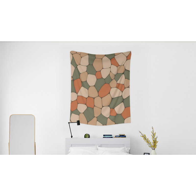 Tapisserie murale, H 60 po x l 51 po x P 0,5 po