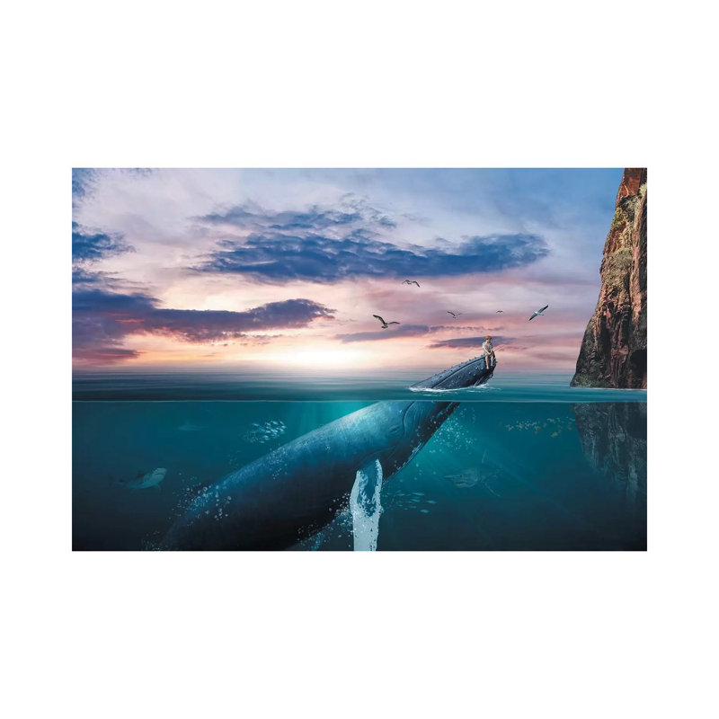 Fishing Boy by Zenja Gammer - Wrapped Canvas Gallery-Wrapped Canvas Giclée, 66.04 cm H x 45.72 cm W x 1.91 cm D