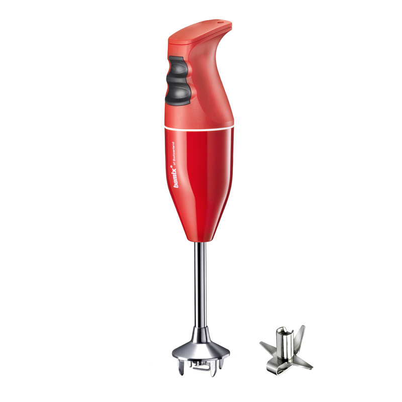 Bamix Classic 140W Hand Blender, Red