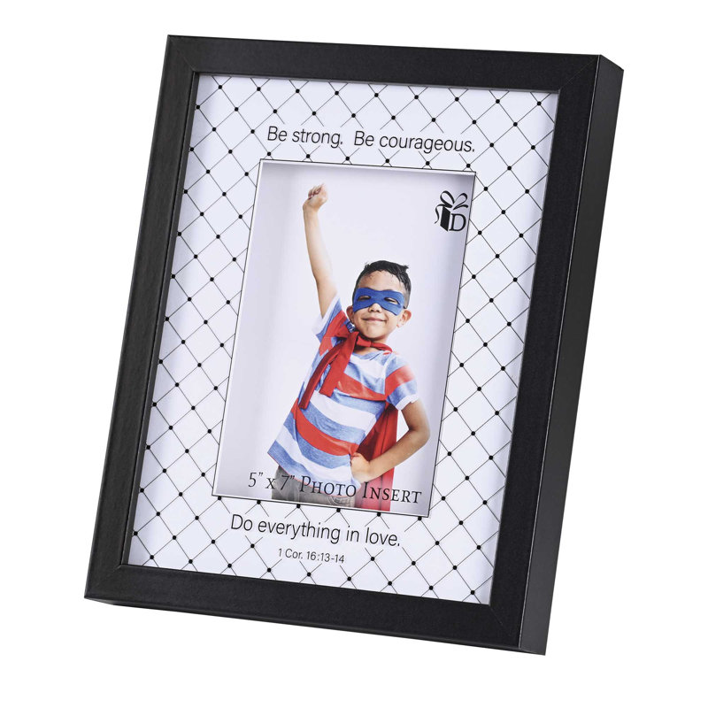 Black Picture Frame with Mat