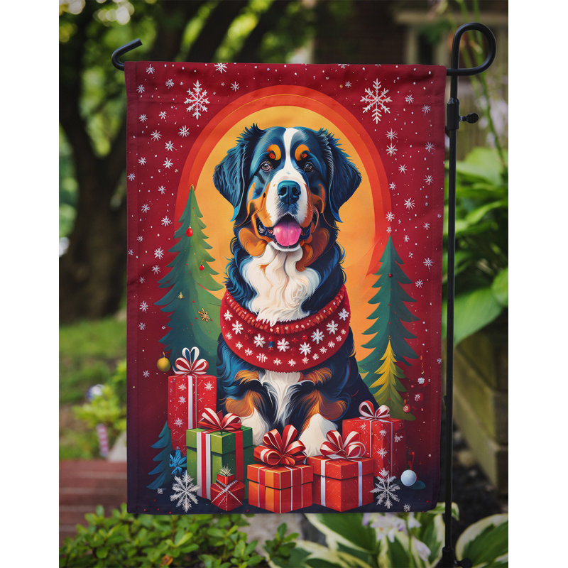 Drapeau de jardin en polyester double face H 15,5 po x l 11,25 po