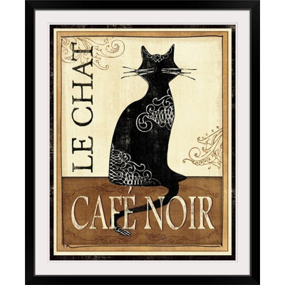 « le chat » par veronique charron, impression