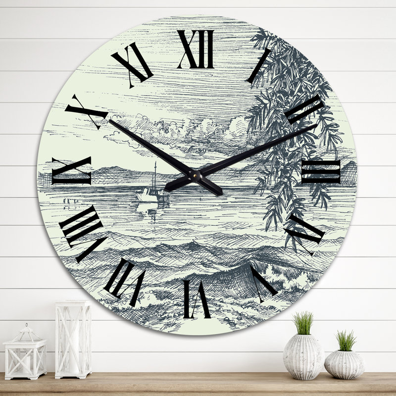 Horloge murale très grande, Moyen