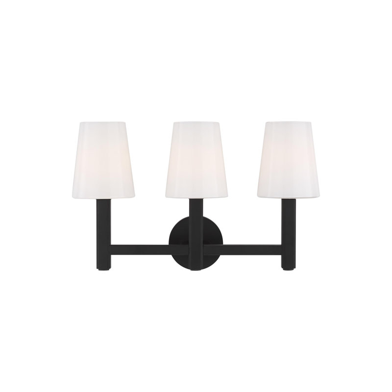 Logan 3 - Light Vanity Light, Aged Iron
