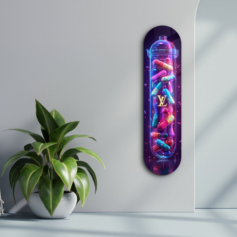 Peinture décorative en verre trempé