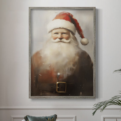 «Christmas Holiday Art», série 2-CXCV III, reproduction encadrée - bois massif