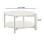 Table basse avec plateau rond et rangement ouvert-1051561196