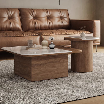 Table basse en pierre micro-cristalline