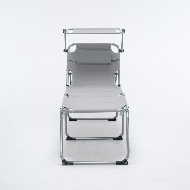 Folding Lounge Chair with Canopy