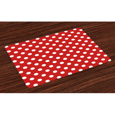 Amelia-Rae Retro Circular Forms Placemat