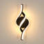 Black Aluminium 34Cm Warm LED 3000K Wall Sconces