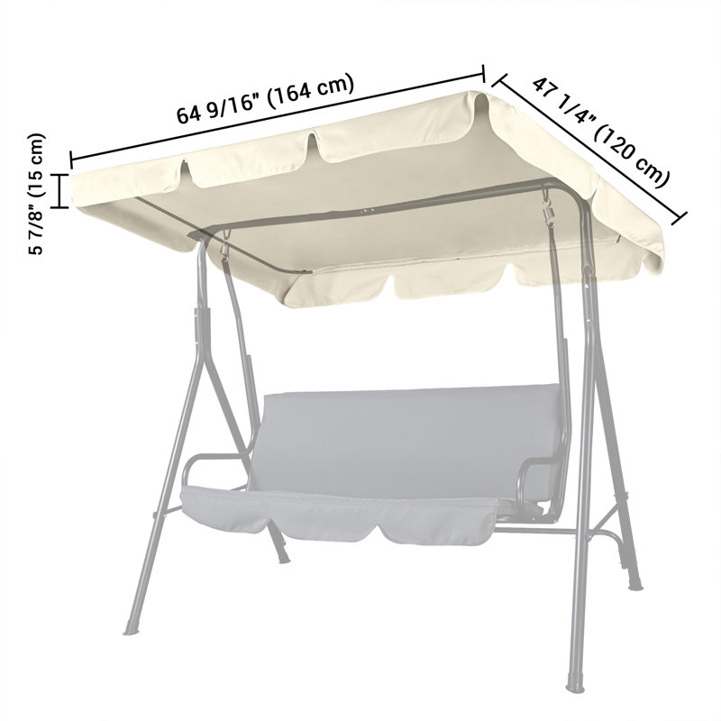 Colne Arlmont & Co. Fabric Replacement Canopy for Canopy, Beige