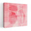Soft Pink Abstract Flow Abstract Contemporary Delicate Wall Art Print 1 Piece Wrapped Canvas Wall Art-1941382459