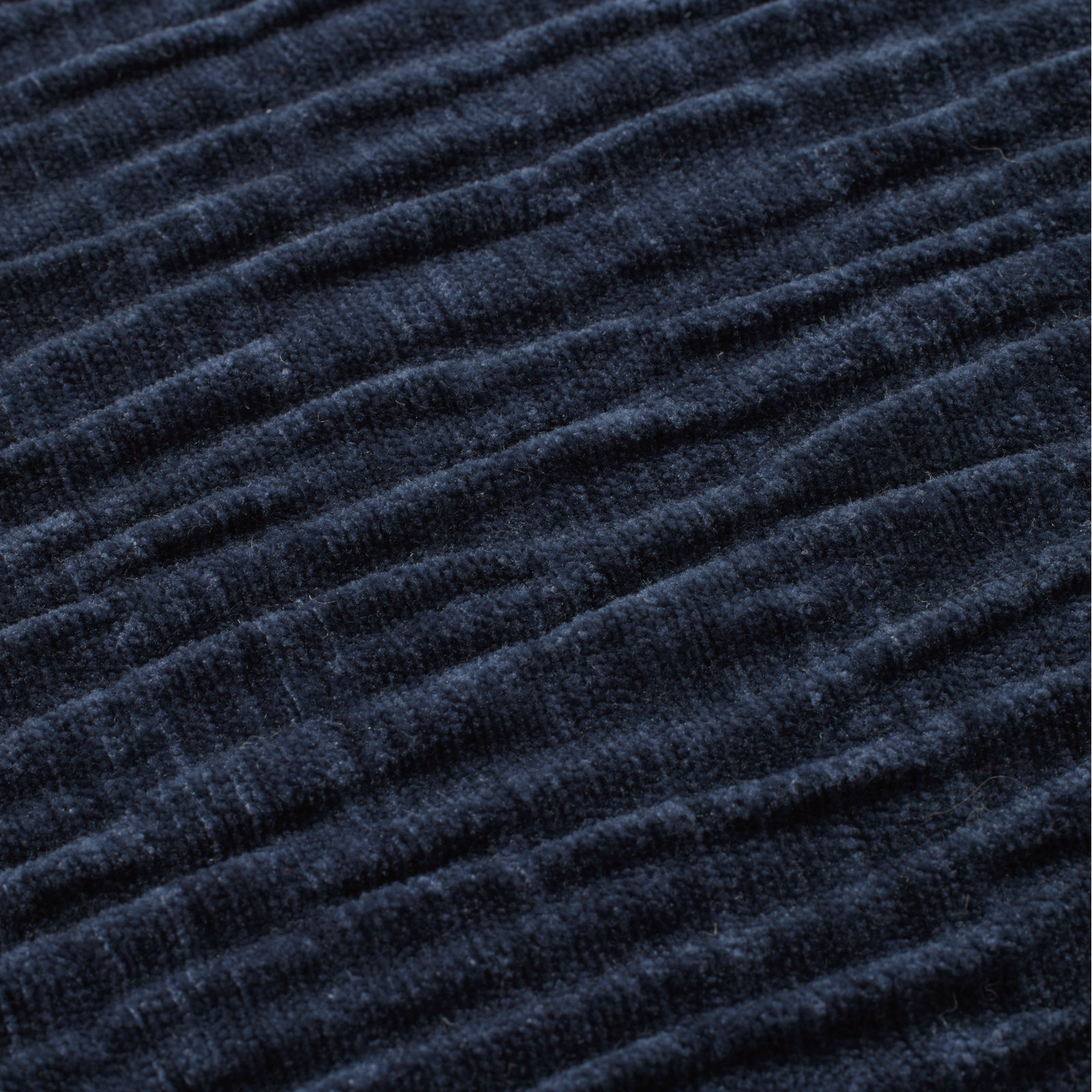 Edan Throw Pillow, 26" x 16", Down, Navy