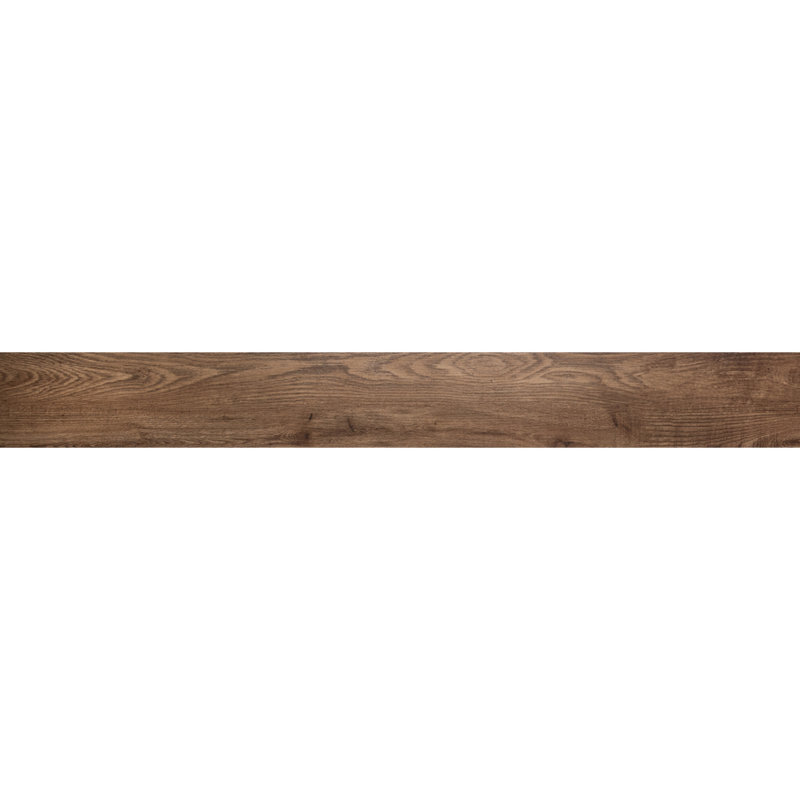 Carreau de sol en vinyle aspect bois 6 po x 48 po Pike Pike, Pacane