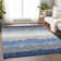 Premium Machine Washable Tweedy Navy Rug