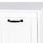 Armoire à linge blanche spacieuse avec doublures amovibles - convient à tous les vêtements sales et pratiques Profondeur: 31,12; hauteur; 15,34; largeur; conception moderne qui ajoutera une touche de style à votre espace.