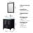 Rodarte 25'' Single Bathroom Vanity Set with Mirror-348679679