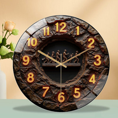 Horloge murale en pierre 12 po