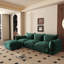 Canapé modulaire rembourré en tissu et chenille 3 places Cath-1220251373-1242461326