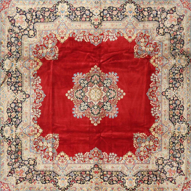 Adaliz Oriental Indoor Rug, Square 4'